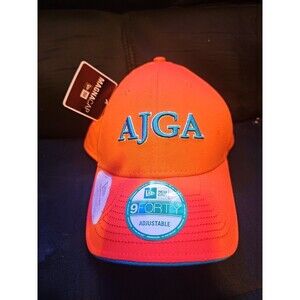 NWT New Era 9Fourty AJGA Hat Adult Adjustable One Size Orange Cap Golf